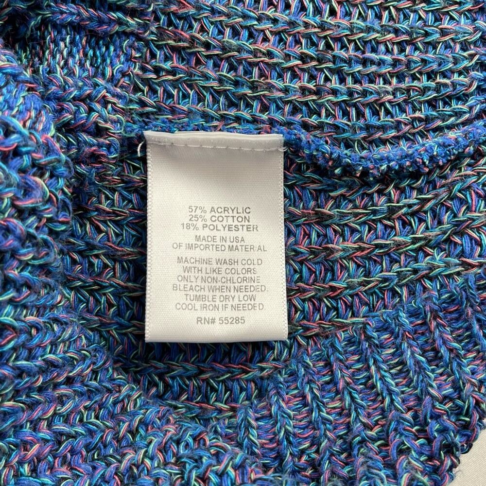 Express Cable Knit Split Back Sweater - image 6